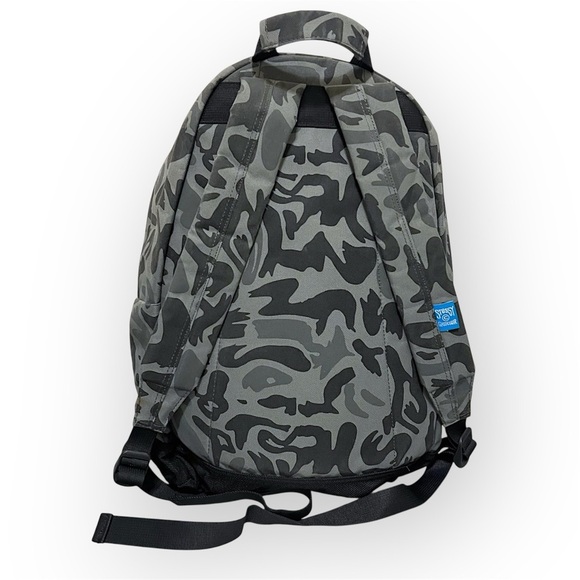 Stussy Camo backpack Original Gear, grey/black 14”x15”x9” - Picture 3 of 14